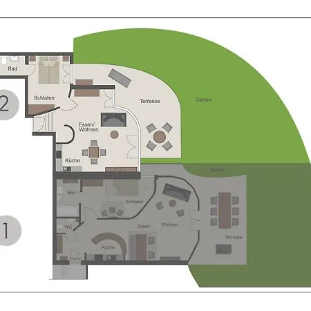 Апартаменты Premium-ferienwohnung In Seenaehe Mit Vollausstattung & Terrasse Ульдинген-Мюльхофен